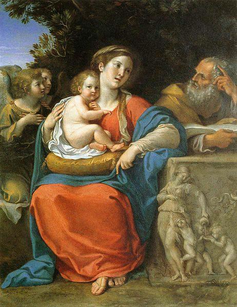 Francesco Albani The Holy Family oil painting picture